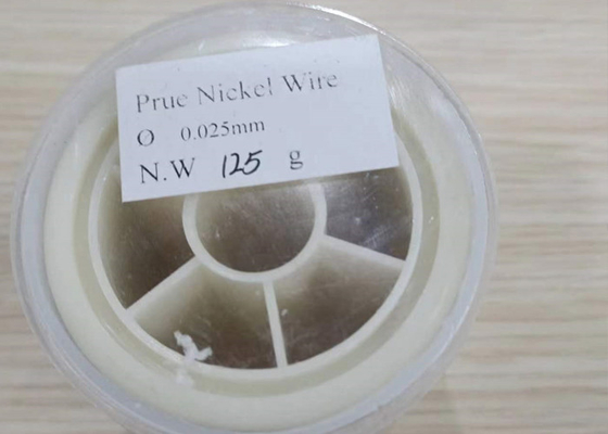 quality 99.9% Pure Nickel Wire with Low Magnetic Permeability High Thermal Conductivity and Excellent Weldability for Industrial Applications factory